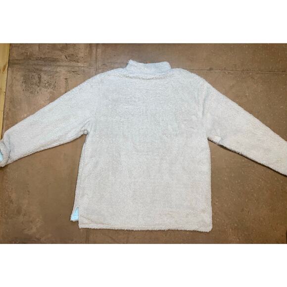 USA Palm Reversible Sherpa Fleece Pullover 1/4 Zip Gray Blue Men’s Size XL - Picture 5 of 10